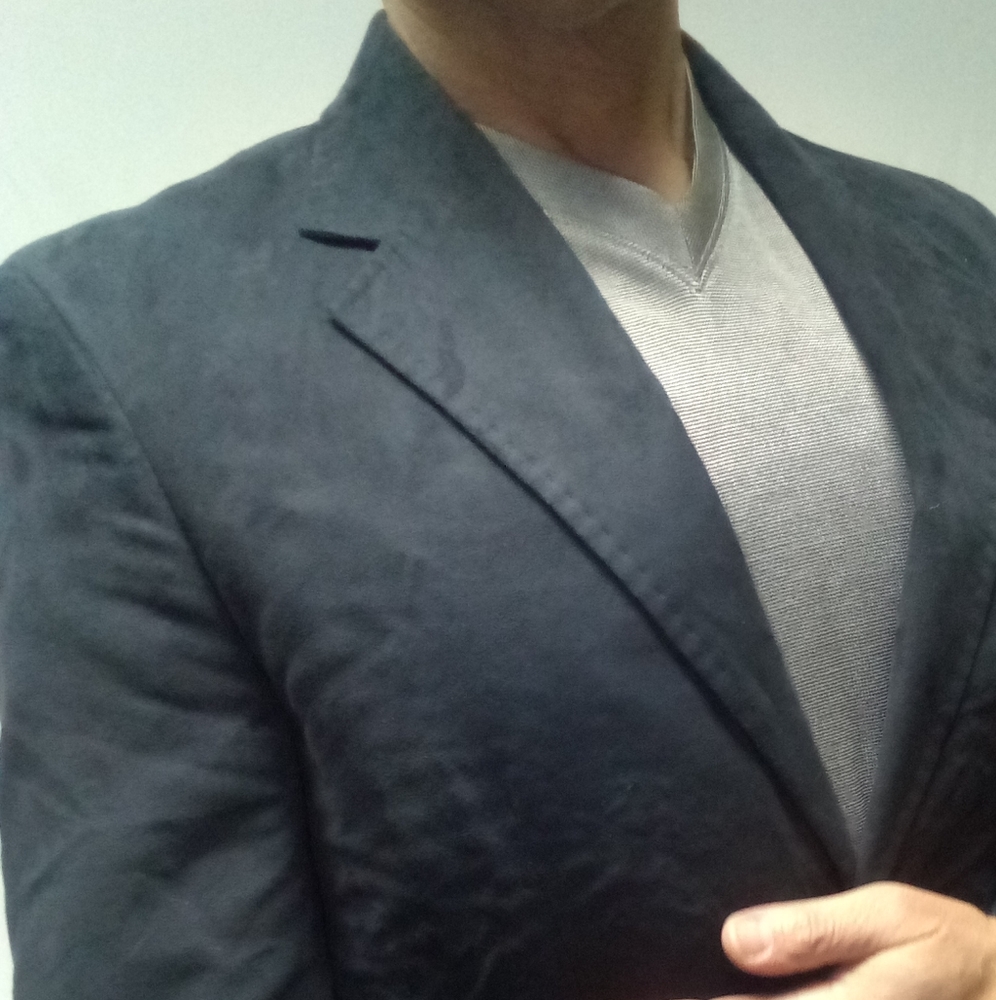 Designer😎Slimfi Pront Oumo Velvety-Feel Navy Blue